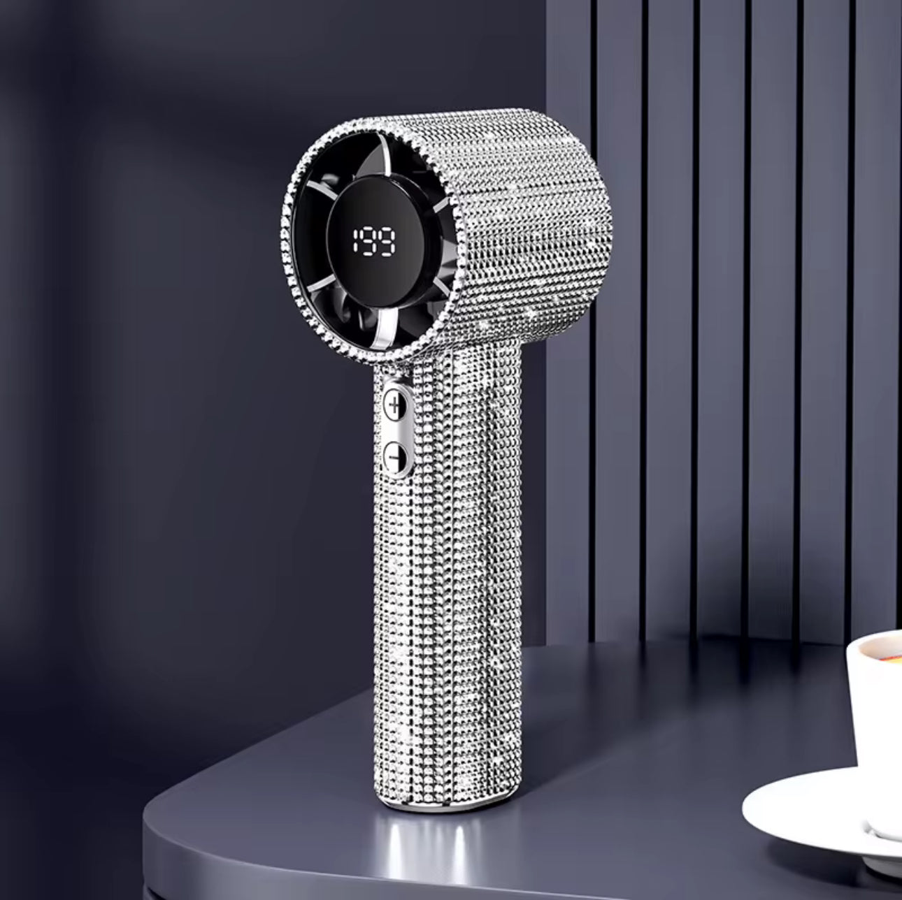 Portable Rhinestone Fan